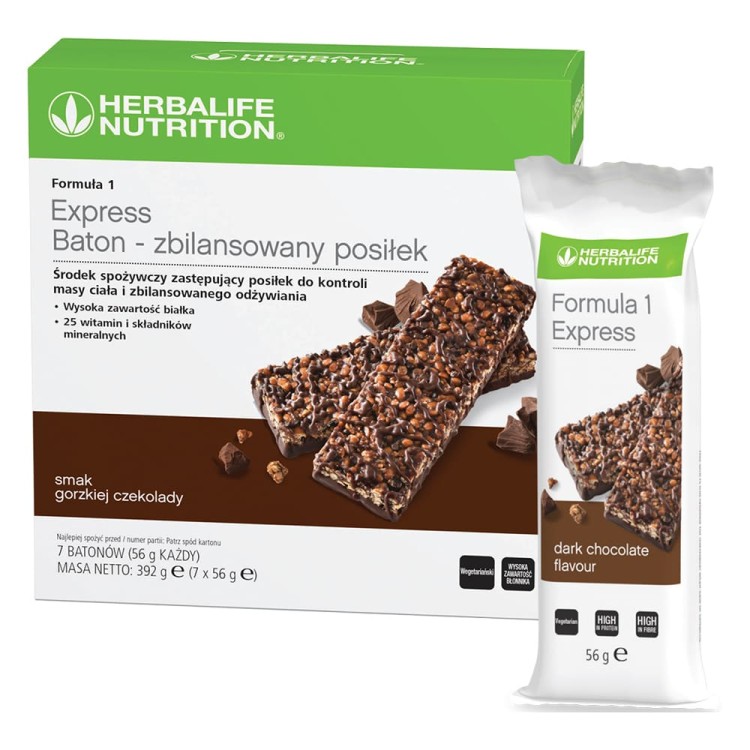 Baton Formuła 1 Express - gorzka czekolada