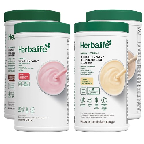 4 x Koktajl Odżywczy Formuła 1 - 550g