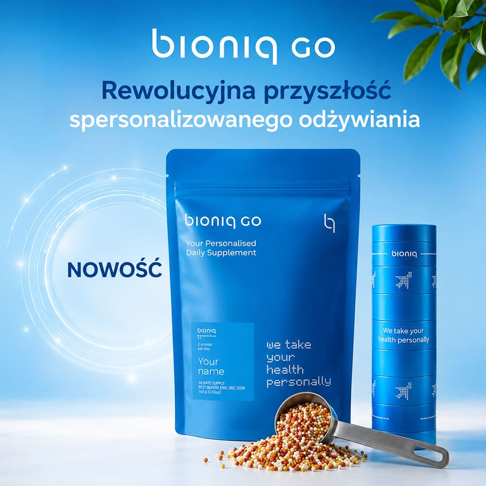 BIONIQ GO, spersonalizowana suplementacja dopasowana do indywidualnych potrzeb